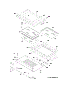 05 - Door parts for Ge Oven ZET1058SF3SS from AppliancePartsPros.com