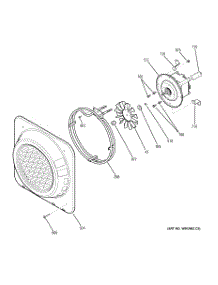 11 - Upper Oven Convection Fan parts for Ge Oven ZET3058SH2SS from AppliancePartsPros.com