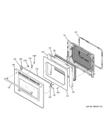04 - Door parts for Ge Oven ZET3038SH3SS from AppliancePartsPros.com