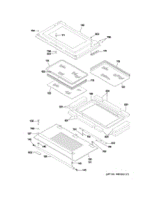 05 - Door parts for Ge Oven ZET1058BF2BB from AppliancePartsPros.com