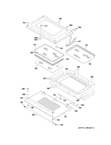 04 - Door parts for Ge Oven ZET1038BF5BB from AppliancePartsPros.com