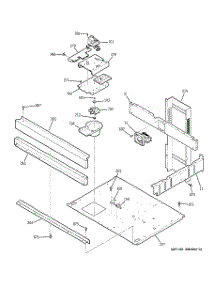 03 - Center Spacer parts for Ge Oven ZET2SL1SS from AppliancePartsPros.com