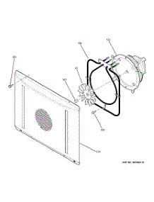 07 - Convection Fan parts for Ge Oven ZET2SL1SS from AppliancePartsPros.com