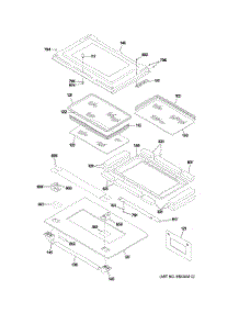 04 - Door parts for Ge Oven ZET1038PF3SS from AppliancePartsPros.com