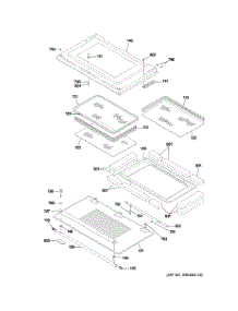 04 - Door parts for Ge Oven ZET1038BF3BB from AppliancePartsPros.com