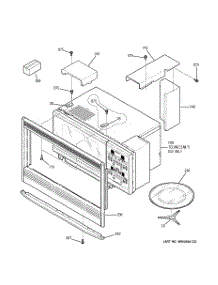 04 - Microwave Enclosure parts for Ge Oven JTP90SM1SS from AppliancePartsPros.com