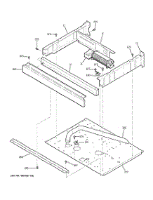 03 - Center Spacer parts for Ge Oven JTP55SM1SS from AppliancePartsPros.com