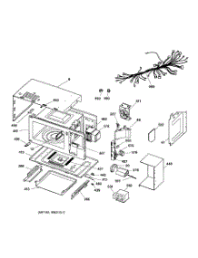 02 - Microwave Body Parts parts for Ge Oven JKP85WA3WW from AppliancePartsPros.com