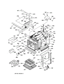 04 - Oven Body Parts parts for Ge Oven JKP85WA1WW from AppliancePartsPros.com