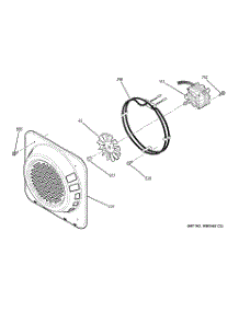 11 - Lower Oven Convection Fan parts for Ge Oven JT980SK2SS from AppliancePartsPros.com