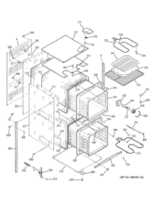 02 - Body Parts parts for Ge Oven JRP28BJ1BB from AppliancePartsPros.com