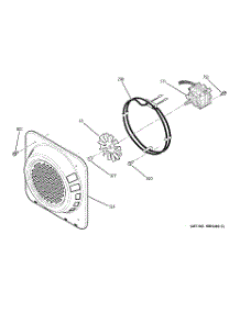 07 - Convection Fan parts for Ge Oven JT952SK2SS from AppliancePartsPros.com