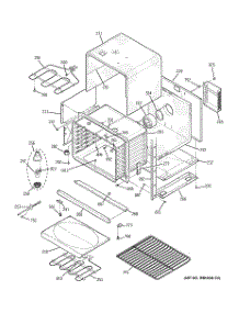 04 - Lower Body parts for Ge Oven JT952SK1SS from AppliancePartsPros.com