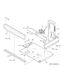 03 - Center Spacer parts for Ge Oven JTP28SF4SS from AppliancePartsPros.com