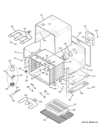 02 - Upper Body parts for Ge Oven JTP28SF1SS from AppliancePartsPros.com