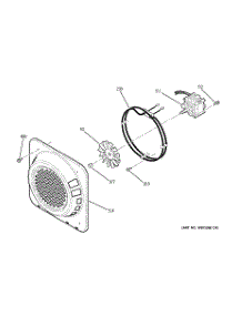 05 - Convection Fan parts for Ge Oven JCT915SF3SS from AppliancePartsPros.com
