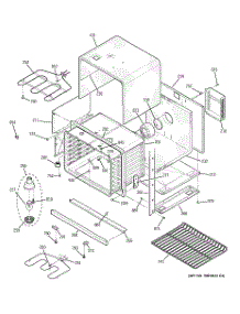 04 - Lower Body parts for Ge Oven JTP28SF3SS from AppliancePartsPros.com
