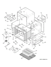 02 - Upper Body parts for Ge Oven JTP48SF2SS from AppliancePartsPros.com