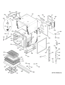 02 - Body Parts parts for Ge Oven JCK915WF2WW from AppliancePartsPros.com
