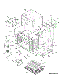 02 - Upper Body parts for Ge Oven JTP28WF4WW from AppliancePartsPros.com