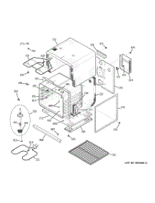 04 - Lower Body parts for Ge Oven JKP28WF3WW from AppliancePartsPros.com