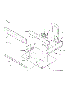 03 - Center Spacer parts for Ge Oven JTP28CF1CC from AppliancePartsPros.com