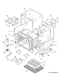 02 - Upper Body parts for Ge Oven JTP28BF1BB from AppliancePartsPros.com