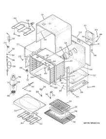 02 - Upper Body parts for Ge Oven JT952BF4BB from AppliancePartsPros.com
