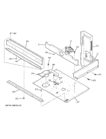 03 - Center Spacer parts for Ge Oven JT955WF3WW from AppliancePartsPros.com