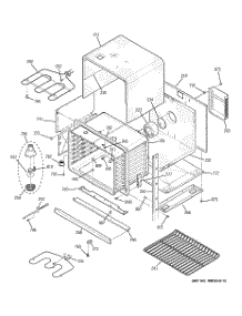 04 - Lower Body parts for Ge Oven JTP48CF1CC from AppliancePartsPros.com