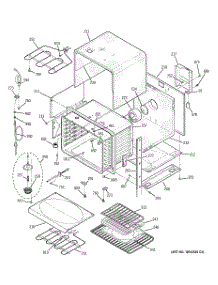 02 - Upper Body parts for Ge Oven JT955CF2CC from AppliancePartsPros.com