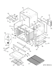 04 - Lower Body parts for Ge Oven JT955CF2CC from AppliancePartsPros.com