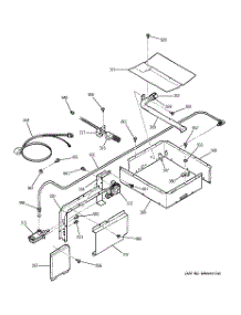 02 - Gas & Burner Parts parts for Ge Oven JGRS14BEW6BB from AppliancePartsPros.com
