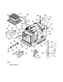 02 - Body Parts parts for Ge Oven JKP15BA1BB from AppliancePartsPros.com
