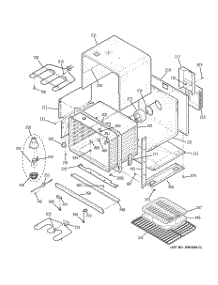 02 - Body Parts parts for Ge Oven JTP20CF1CC from AppliancePartsPros.com
