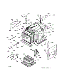 02 - Body Parts parts for Ge Oven JCKS05BA2BB from AppliancePartsPros.com