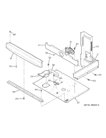 03 - Center Spacer parts for Ge Oven JTP48SF1SS from AppliancePartsPros.com