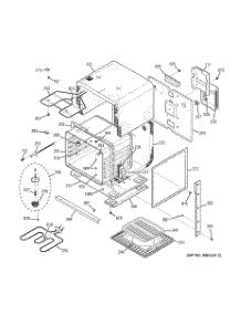 02 - Body Parts parts for Ge Oven JCKP20WF1WW from AppliancePartsPros.com