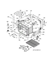 04 - Lower Body parts for Ge Oven JTP45WA2WW from AppliancePartsPros.com