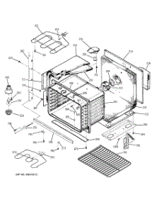 04 - Lower Body Parts parts for Ge Oven JTP45BA5BB from AppliancePartsPros.com