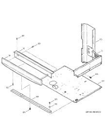 03 - Center Spacer parts for Ge Oven JTP27BD1BB from AppliancePartsPros.com