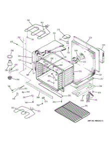 04 - Lower Body parts for Ge Oven JTP27BA5BB from AppliancePartsPros.com