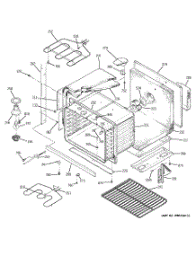 04 - Lower Body parts for Ge Oven JTP45WD1WW from AppliancePartsPros.com