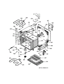 02 - Upper Body Parts parts for Ge Oven JTP45WA3WW from AppliancePartsPros.com