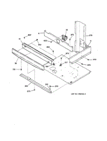 03 - Center Spacer parts for Ge Oven JTP45WA3WW from AppliancePartsPros.com