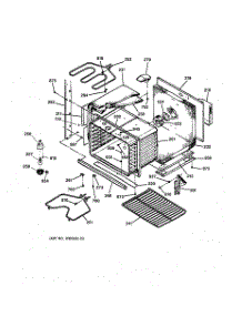 04 - Lower Body parts for Ge Oven JTP27BA2BB from AppliancePartsPros.com