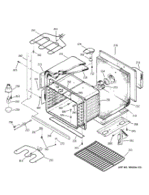 04 - Lower Body Parts parts for Ge Oven JTP45BA4BB from AppliancePartsPros.com