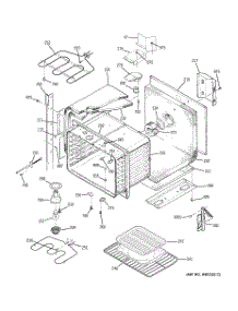 02 - Upper Body parts for Ge Oven JTP45SD1SS from AppliancePartsPros.com
