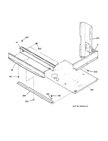 03 - Center Spacer parts for Ge Oven JTP27WA1WW from AppliancePartsPros.com