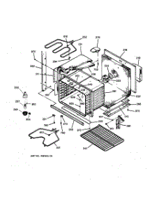 04 - Lower Body parts for Ge Oven JTP27WA1WW from AppliancePartsPros.com